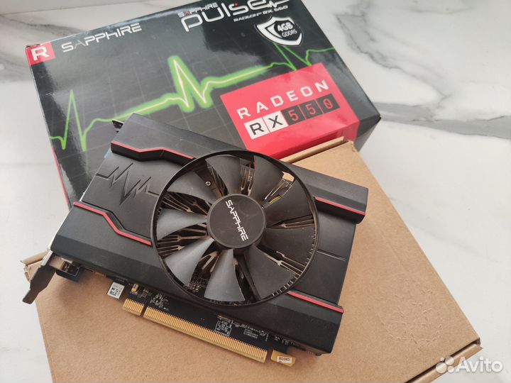 Видеокарта Sapphire Pulse RX 550 4gb