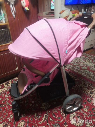 Коляска Nuovita Corso розовая