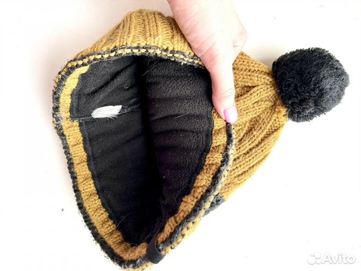 Вязаная шапка мужская