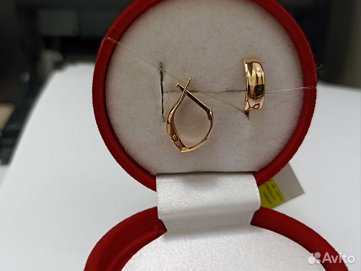 Золотые серьги проба 586 Арт.007566240124