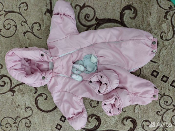 Зимний комбинезон-трансформер для девочки