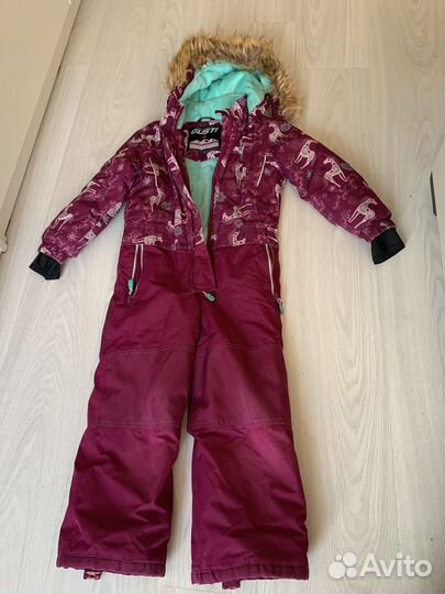 Зимний комбинезон для девочки 110