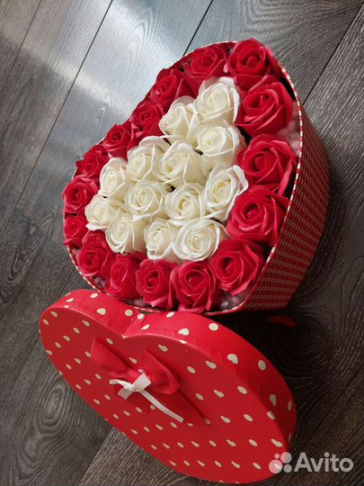 Букет из мыльных роз