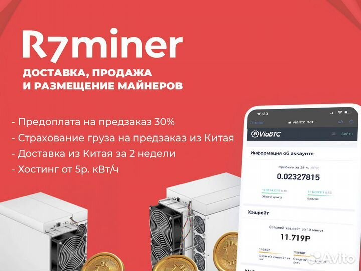 Асик майнер Whatsminer M50 122 th/s