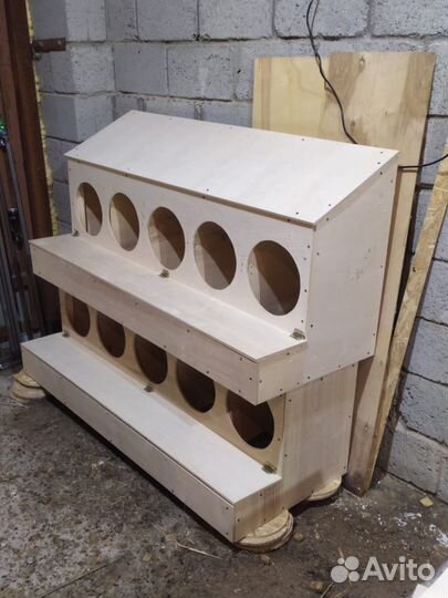 Гнездо для кур с яйцесборником