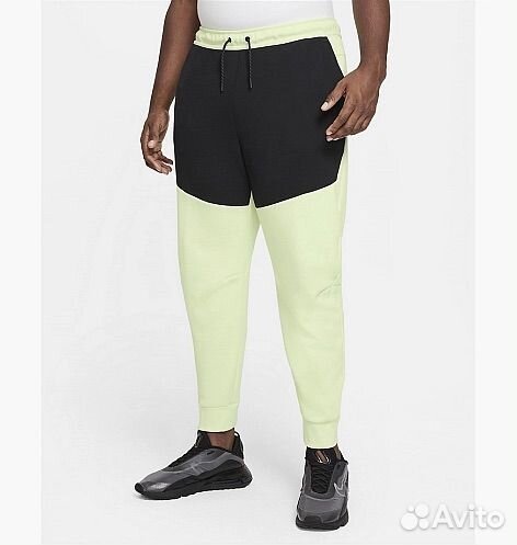 Брюки Nike Sportswear Tech Pants Lime Black