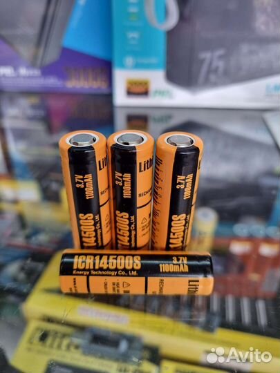 Аккумулятор Li-ion 14500 3.7v 800mAh+