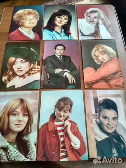 Открытки советских актеров