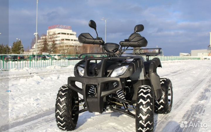 Квадроцикл Yacota Sela 200 Pro с белой полосой