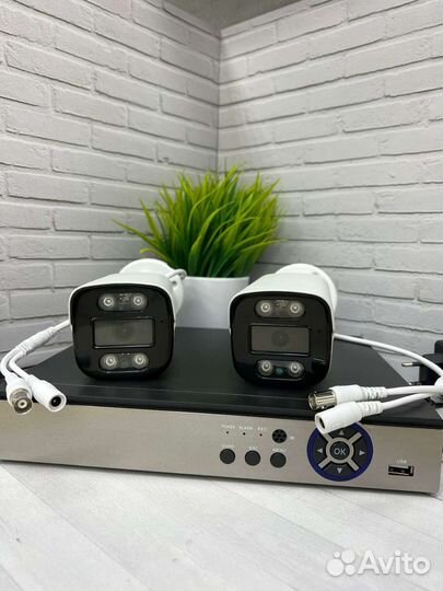 Комплект видеонаблюдения уличный