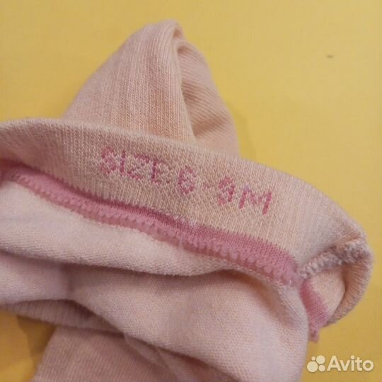 Колготки новые 6-12 месяцев