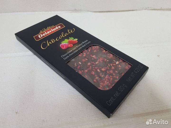 Горький шоколад с ягодами 120гр