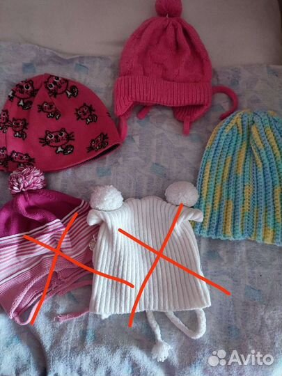 Шапка на девочку 42-44, 44-46