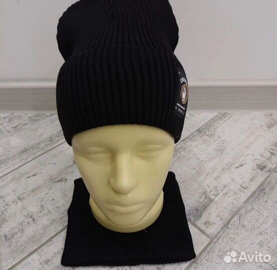 Шапка+снуд зима