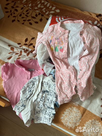 Пакет вещей для новорожденного девочка 56 62