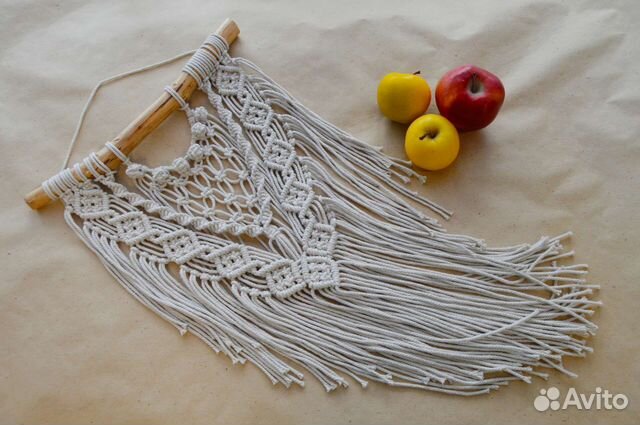 Макраме панно на стену для интерьера