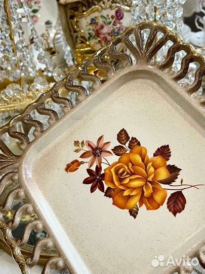 Винтаж блюдо сухарница Германия