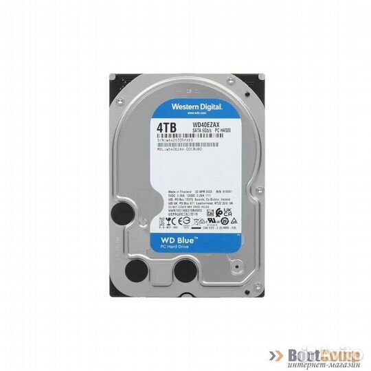 Жесткий диск 4000Gb (4TB) WD Caviar Blue (WD40ezax