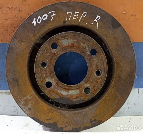 Диск тормозной передний Peugeot 1007 2005-2009