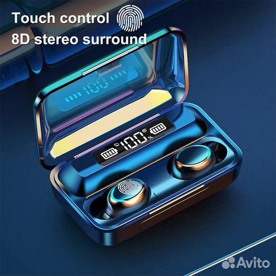 Беспроводные наушники TWS F9-5, Bluetooth 5,1