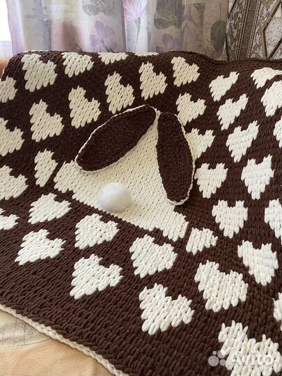 Плед детский плюшевый