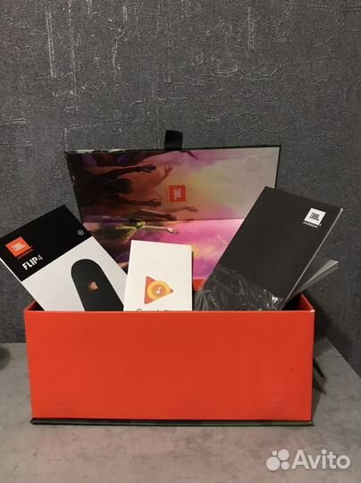 Коробка для jbl flip4 оригинал