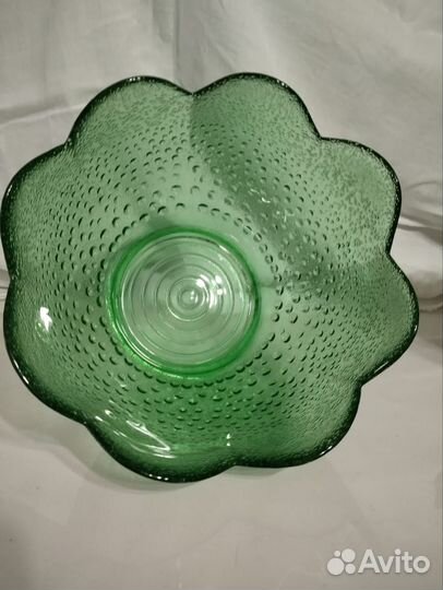 Салатник цветное стекло СССР