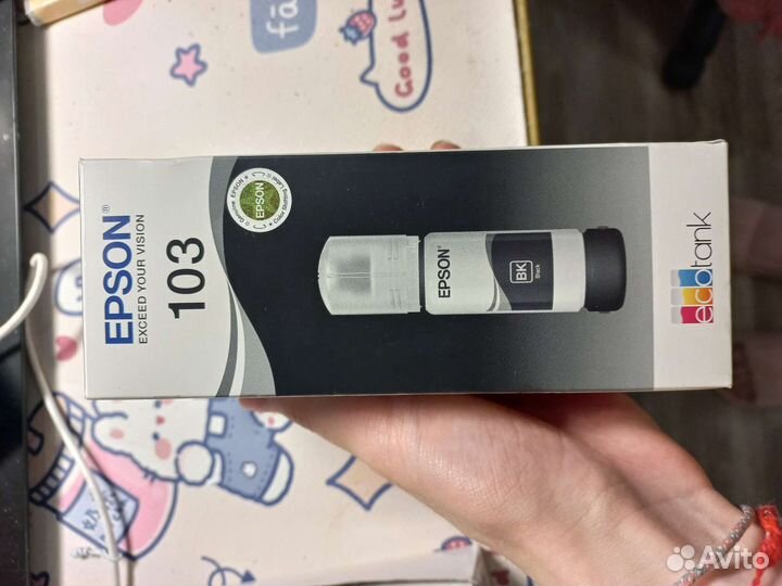 Черная краска для принтера epson