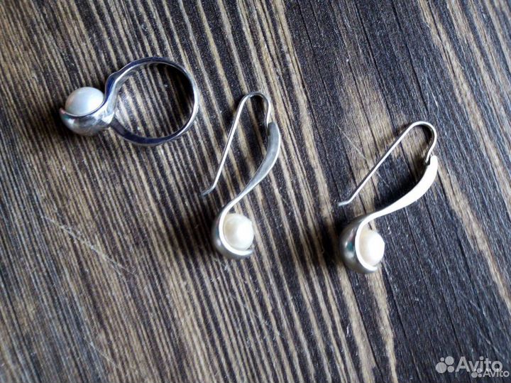 Серебряные серьги