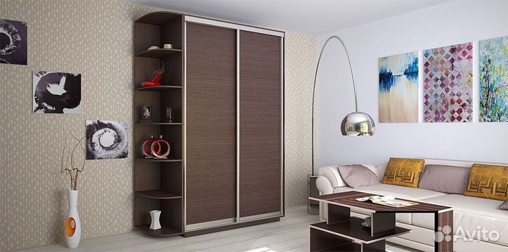 Шкаф купе венге