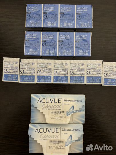 Линзы acuvue oasys -3 -2,75 -2,5 -1,5