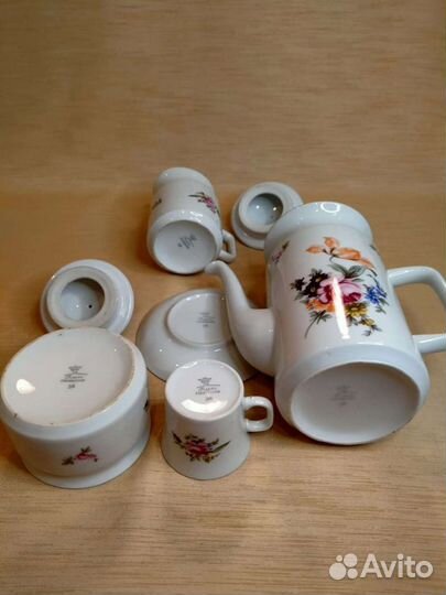 Сервиз кофейный Чехословакия