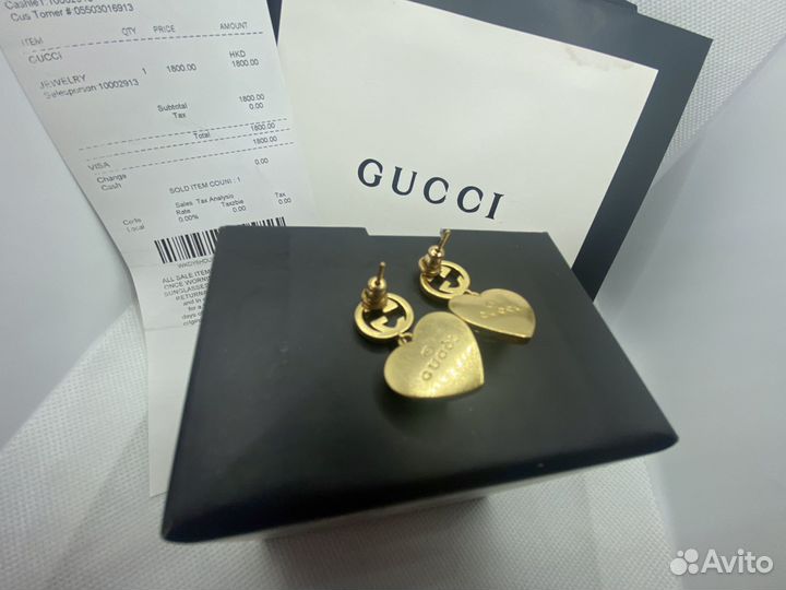 Серьги Gucci