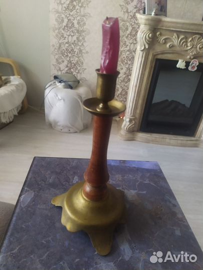 Подсвечник бронза СССР