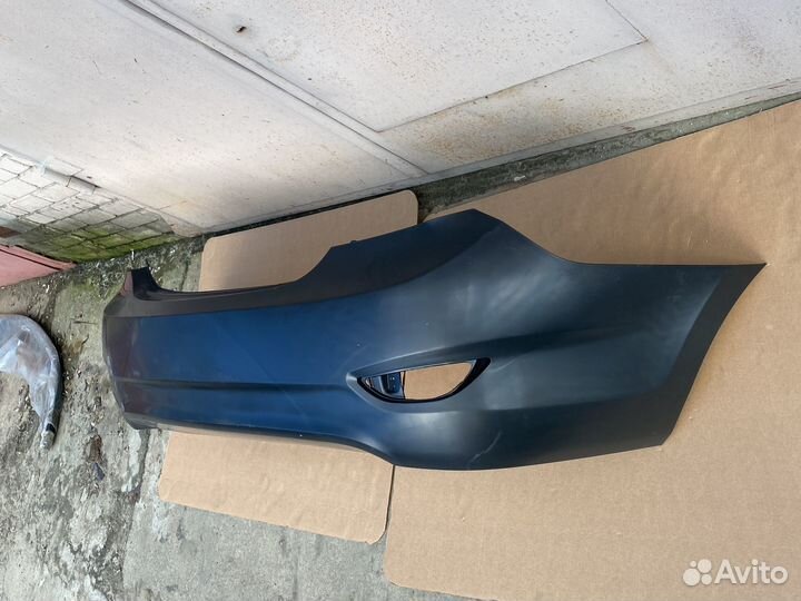 Задний бампер hyundai solaris 1 седан