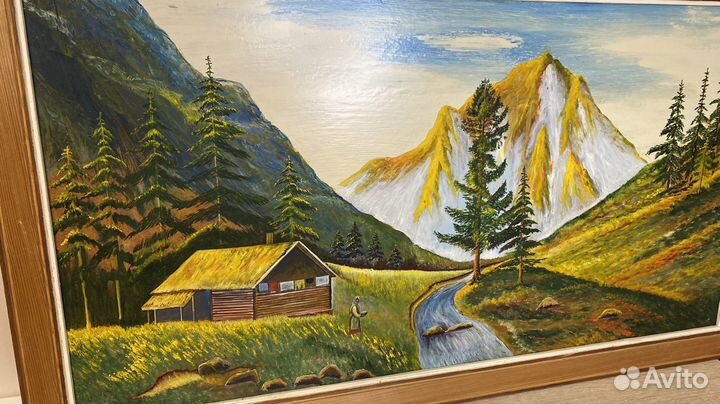 Картина маслом живопись пейзаж