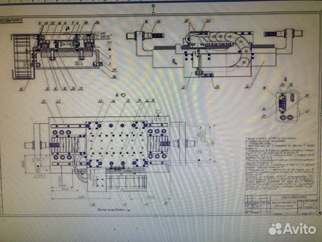 Стенд линейного мотора SEW
