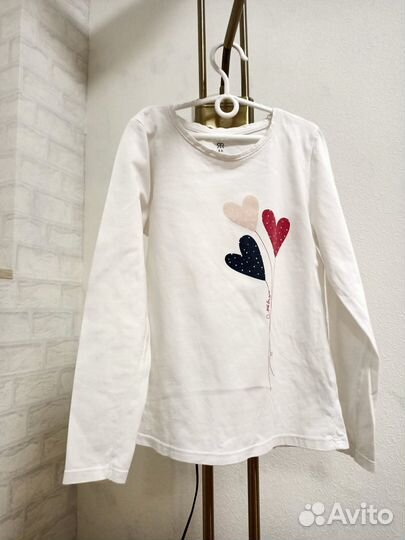 Лонгслив для девочки 116