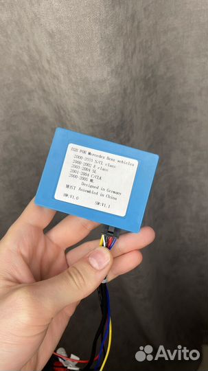 Декодер android оптики на Mersedes