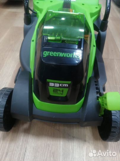 Газонокосилка аккумуляторная greenworks GD24LM33