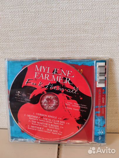 Mylene Farmer f*ck them all CD maxi single