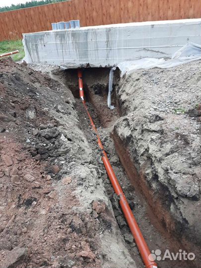 Установка септика под ключ, кессоны,погреба