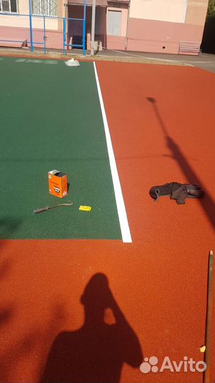 Резиновое покрытие из крошки