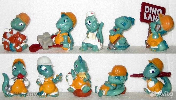 Лягушки/гномы/кроко/слоны киндер 90-е гг