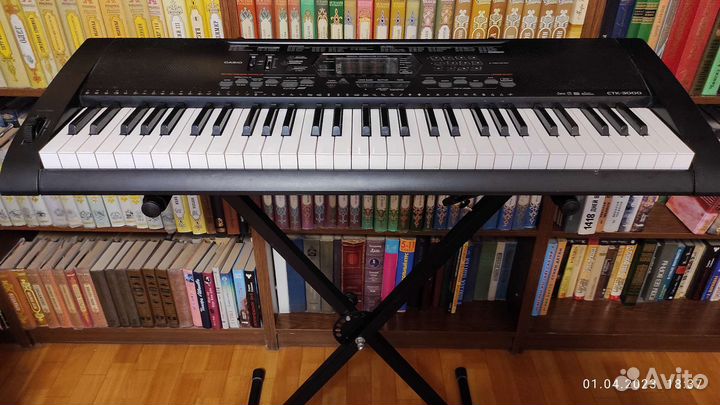 Синтезатор casio ctk 3000 в комплекте со стойкой
