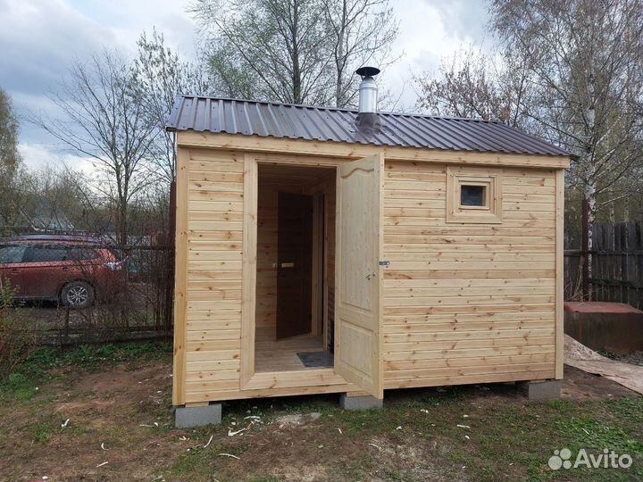 Баня каркасная 4х2,5 Баня под ключ
