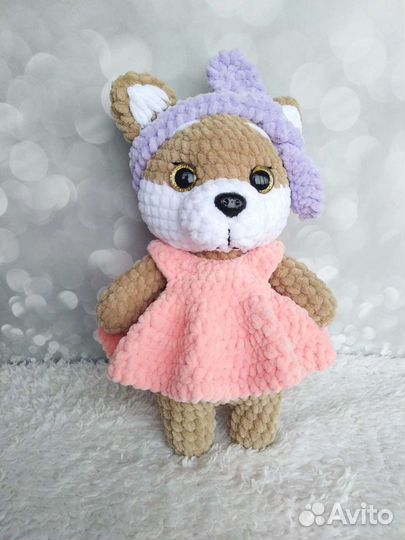 Мягкая игрушка собака сиба-ину Лалафанфан