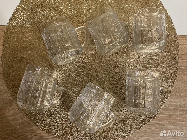 Кружка рюмка хрусталь раритет