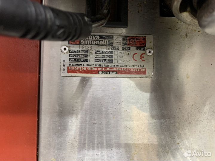 Кофемашина nuova simonelli mac 2000/s