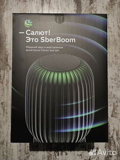 Умная колонка SberBoom, 40 Вт, чёрная